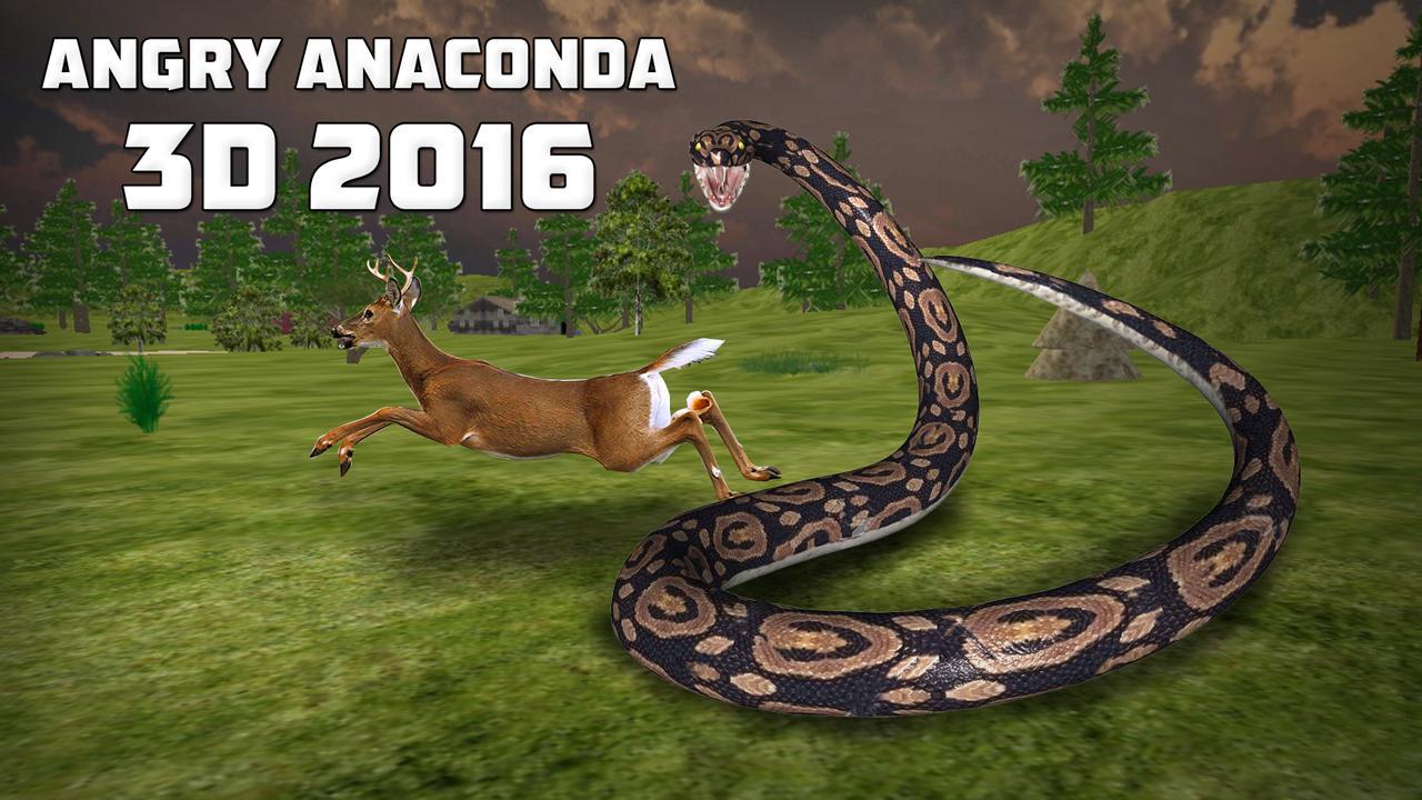 Angry Anaconda 3D 2016