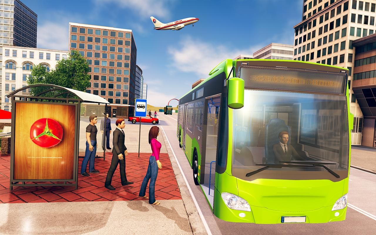 城市公共汽车驾驶学校游戏3D教练公共汽车辛2018年