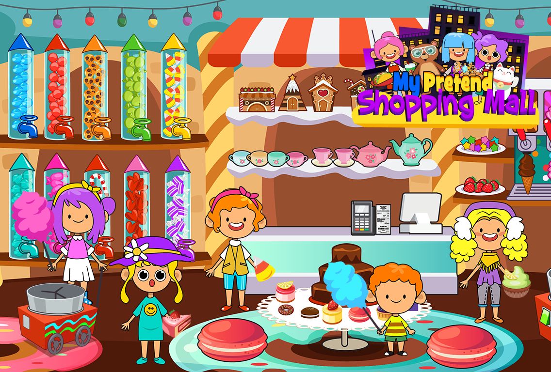 My Pretend Mall - Kids Shopping Center Town Games_游戏简介_图4