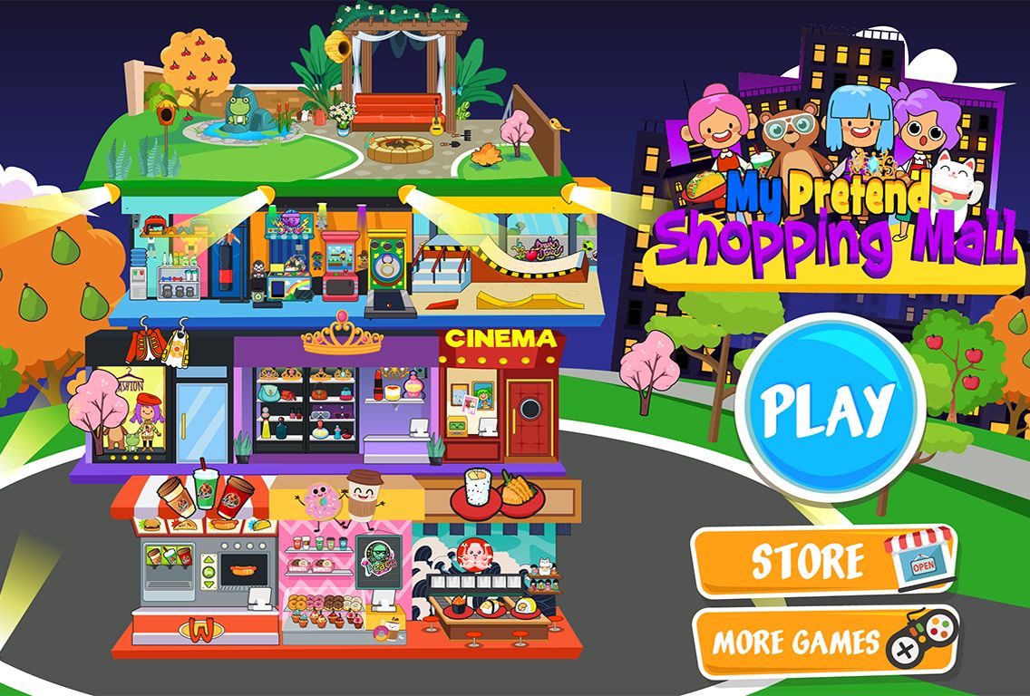 My Pretend Mall - Kids Shopping Center Town Games_截图_5