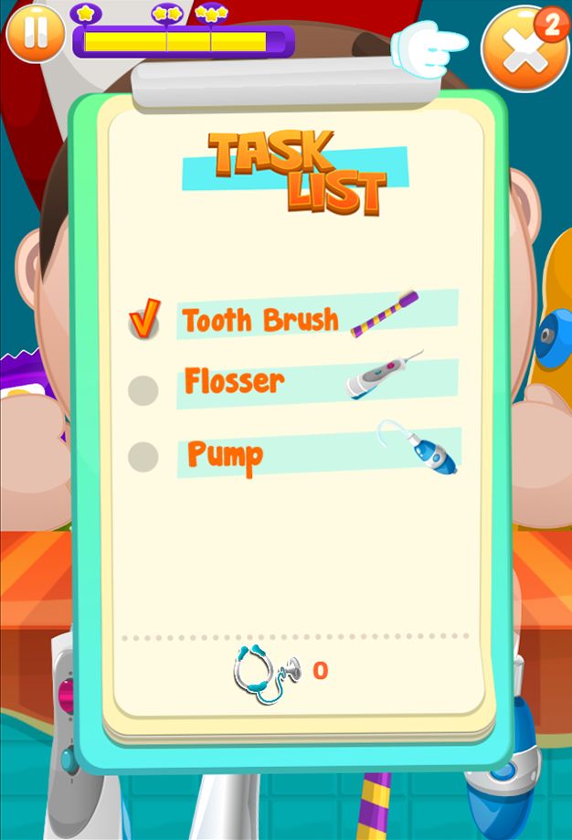 Doctor Teeth fixed- Dentist games for kids_截图_3