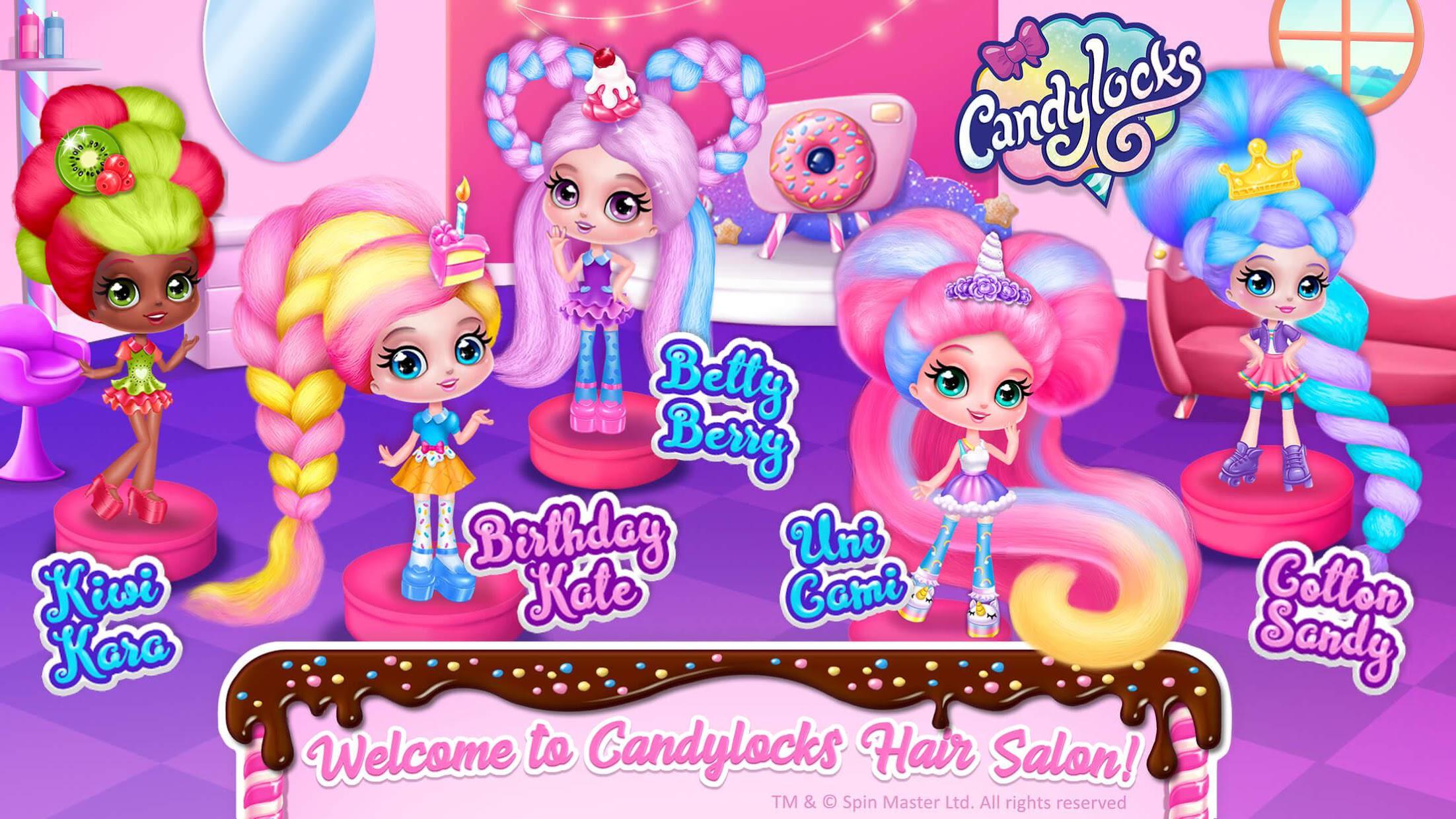 Candylocks Hair Salon - Style Cotton Candy Hair_游戏简介_图2