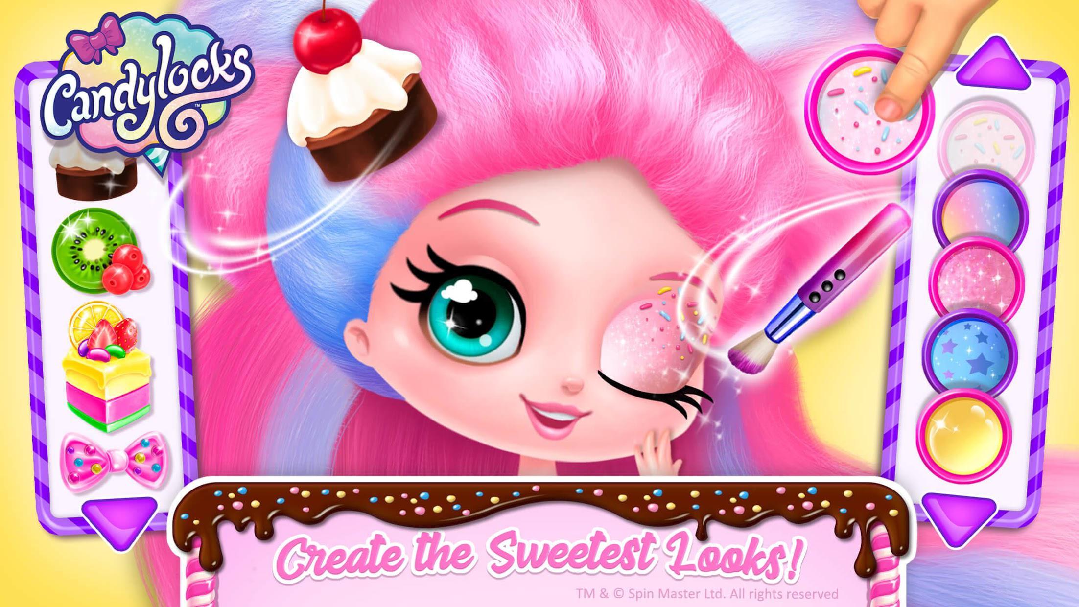 Candylocks Hair Salon - Style Cotton Candy Hair_截图_5