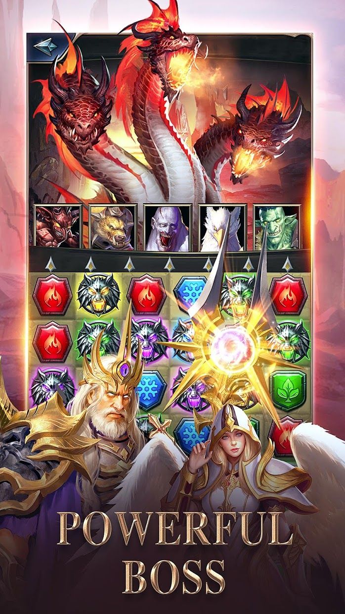 MythWars & Puzzles：RPG Match 3_截图_5