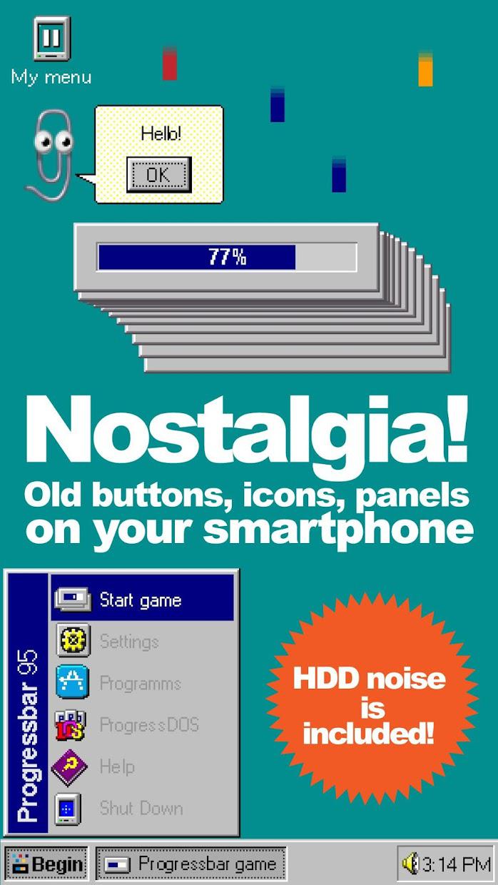 Progressbar95 - easy, nostalgic hyper-casual game_截图_2