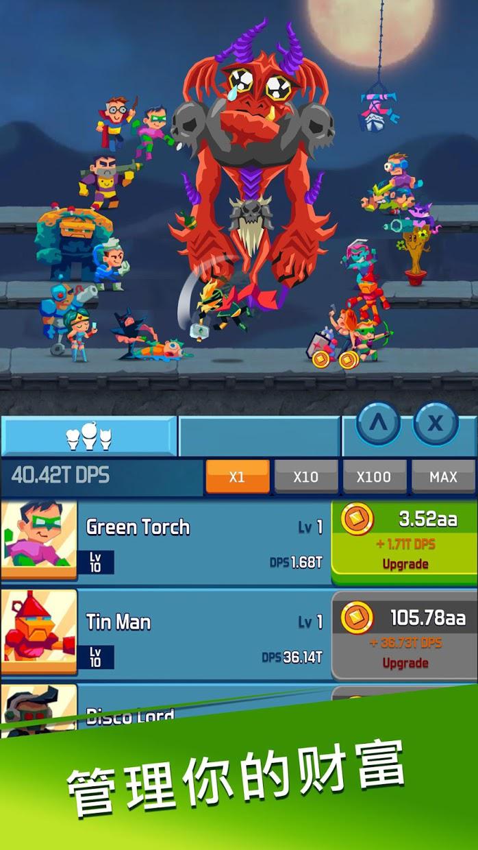Idle Hero Clicker Game: The battle of titans_游戏简介_图2