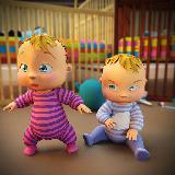 真正的母亲模拟器：新出生的双胞胎婴儿游戏3D