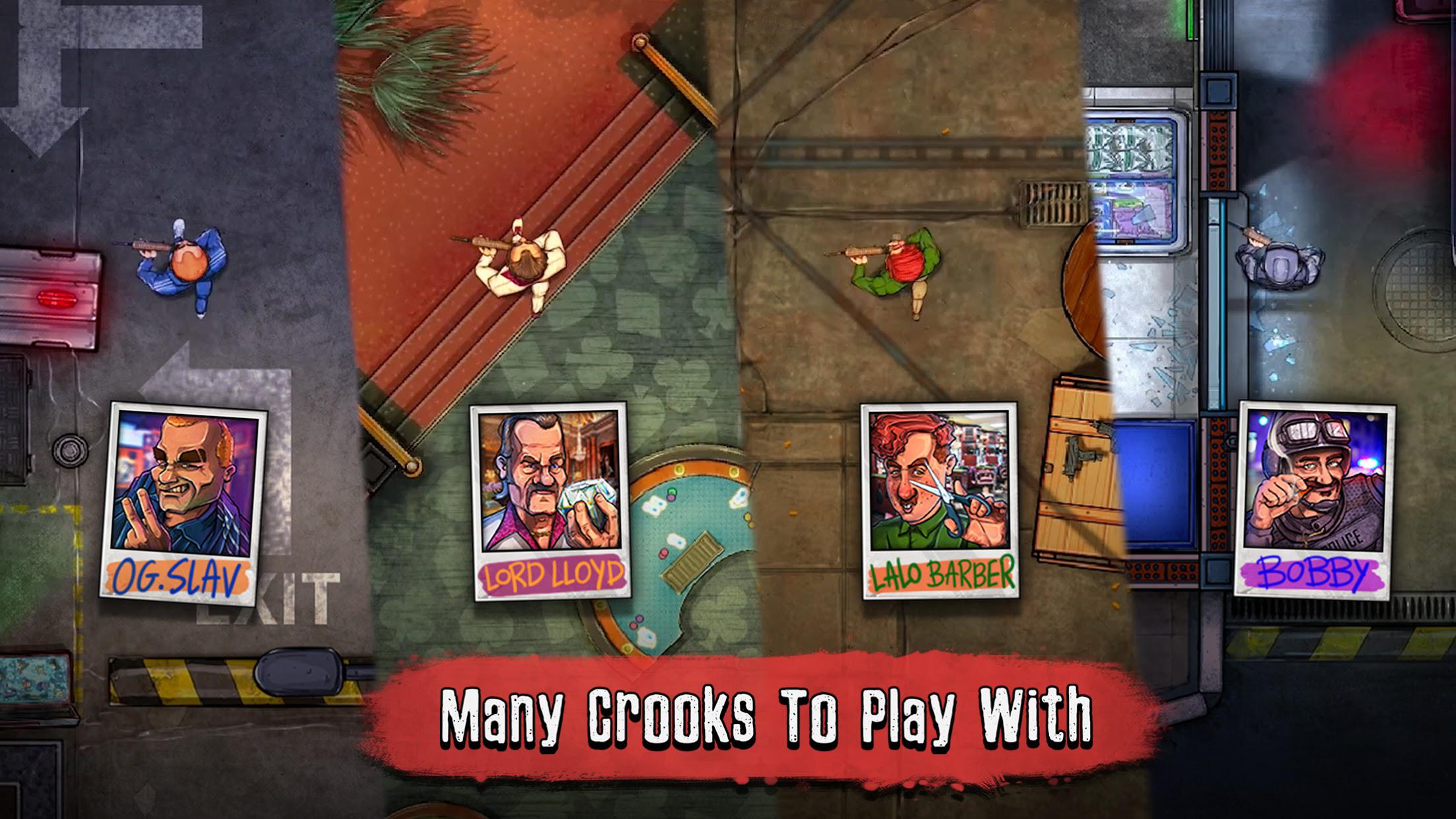 Urban Crooks - Top-Down Shooter Multiplayer Game_截图_3