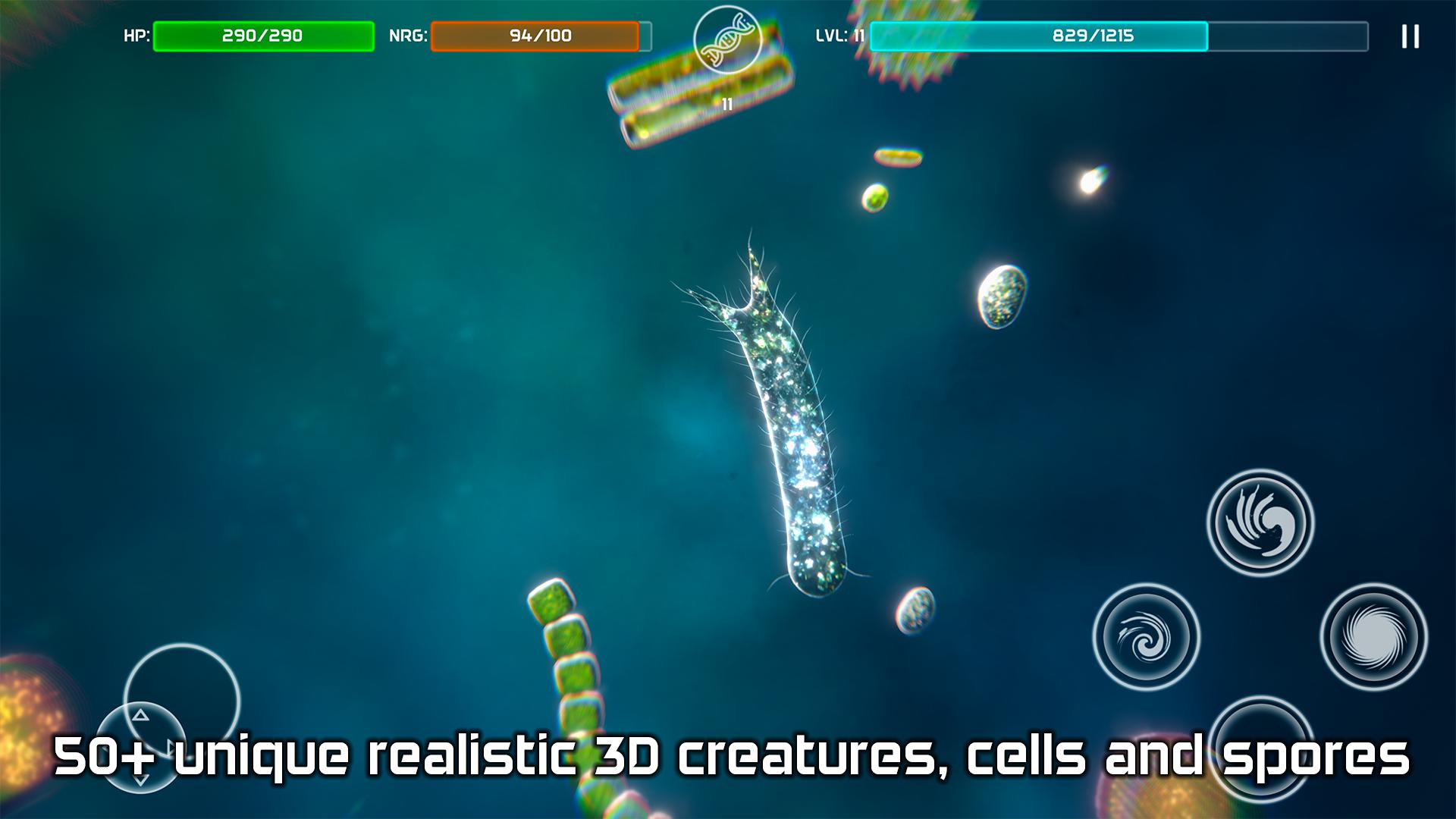 Bionix - Spore & Bacteria Evolution Simulator 3D_截图_6