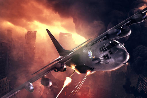 驾驶AC-130“空中炮艇”打击丧尸，末日射击《僵尸炮艇：生存》，绝对值得尝试！