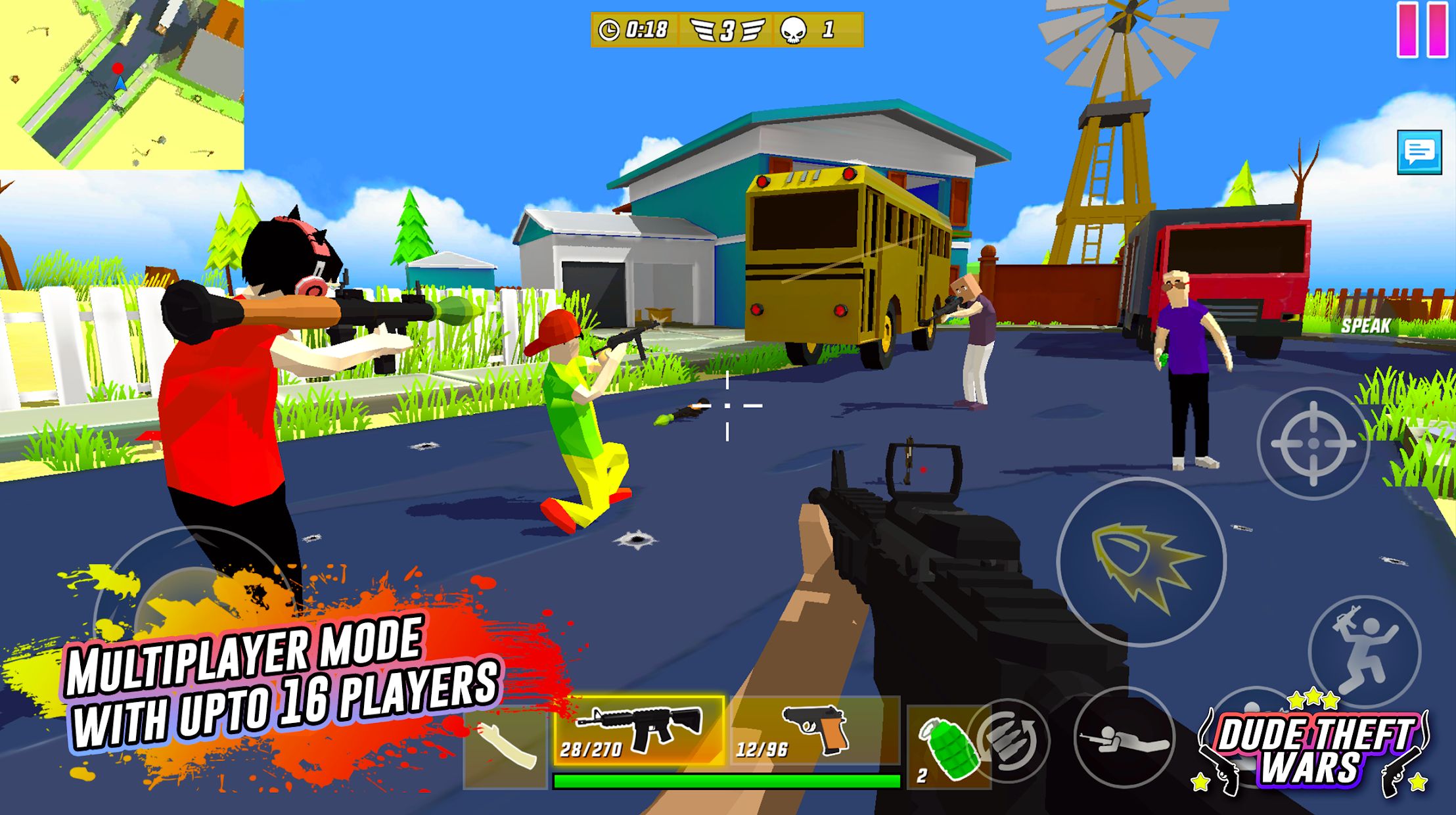 Dude Theft Wars: Open World Sandbox Simulator BETA_截图_3