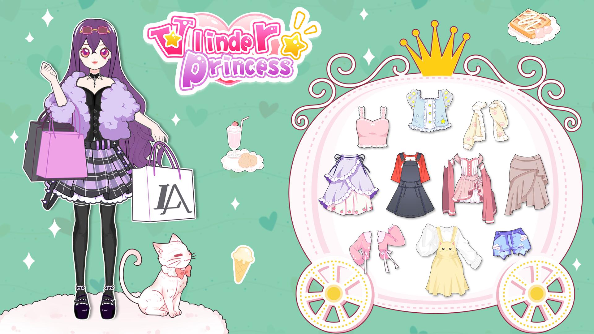 Vlinder Princess Dress up game_截图_3