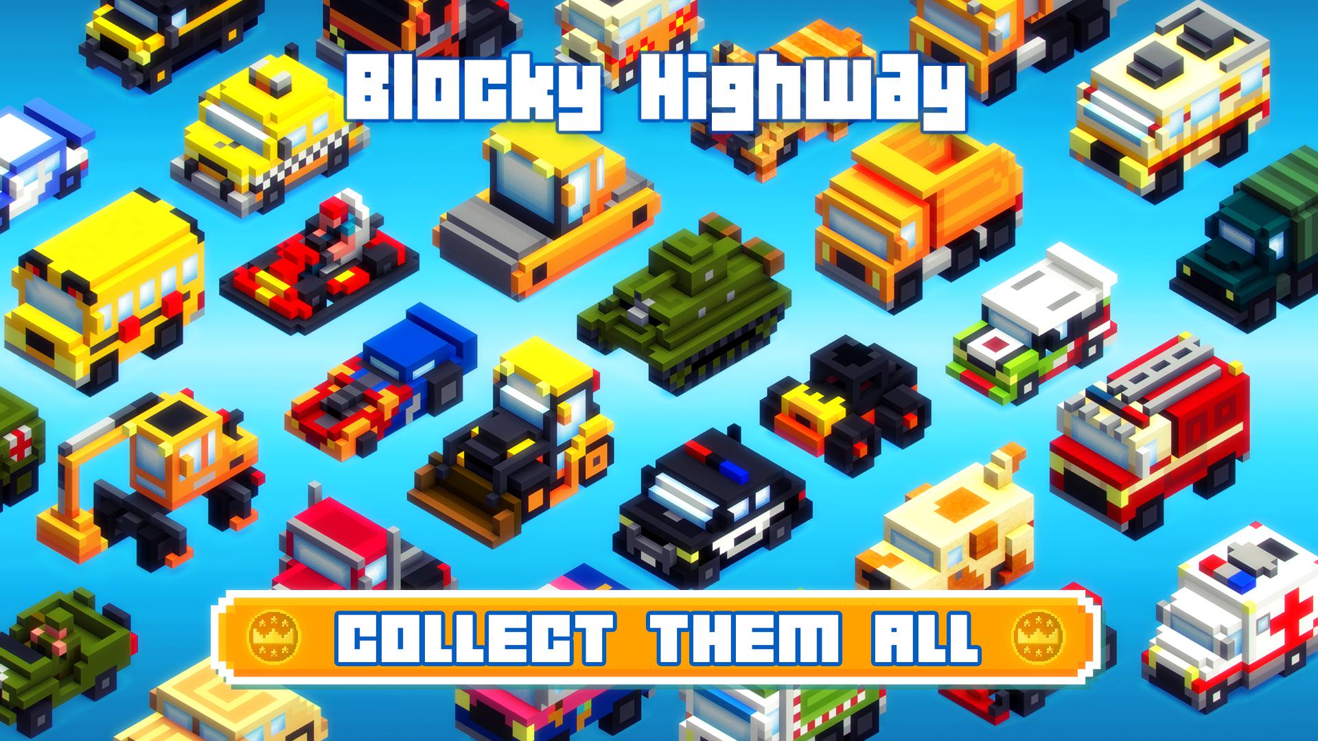 Blocky Highway: Traffic Racing_截图_4