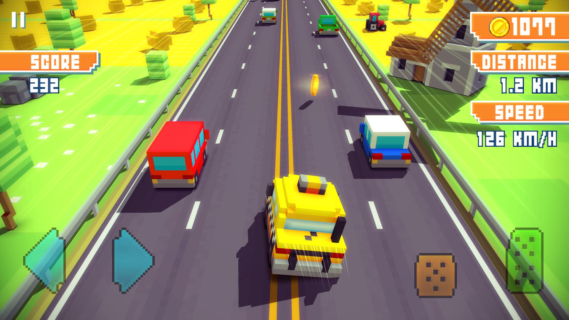 Blocky Highway: Traffic Racing_截图_6