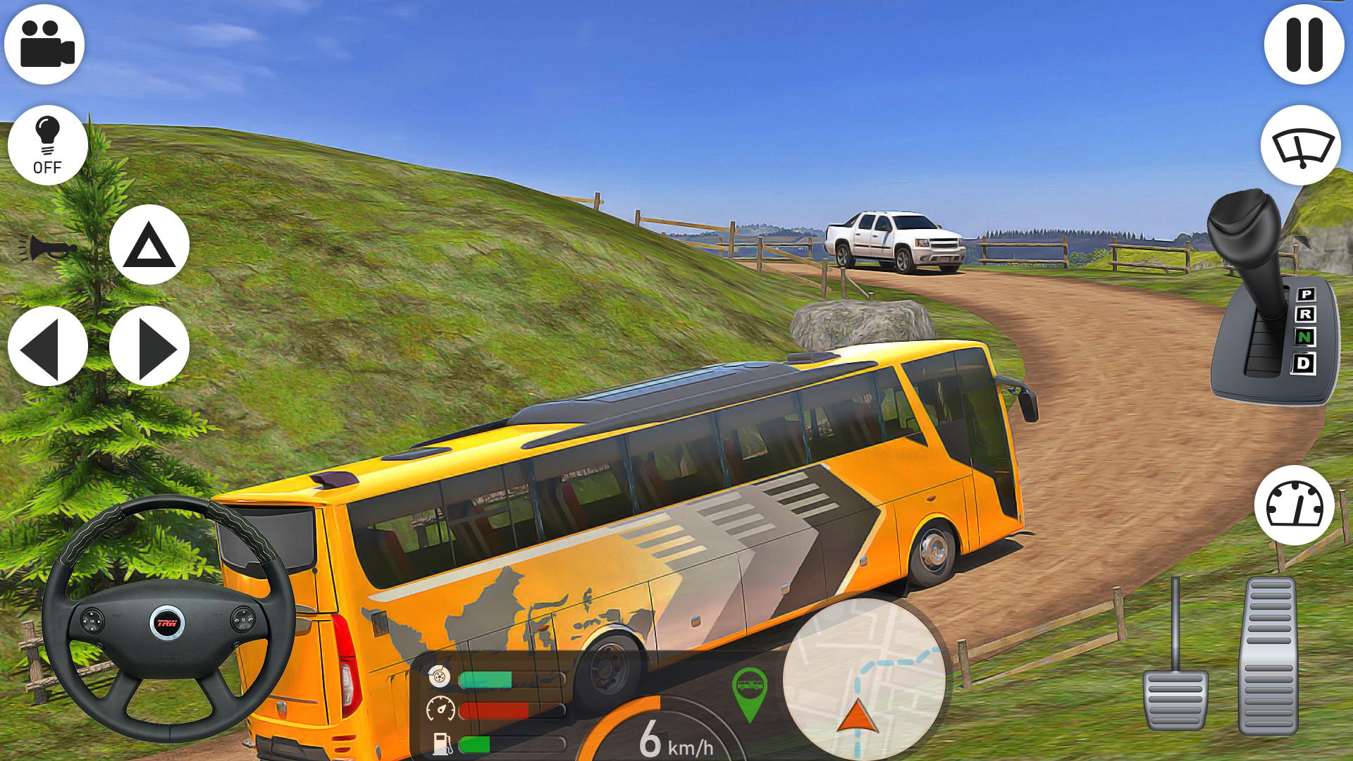 美国公共汽车模拟器驾驶游戏_截图_2