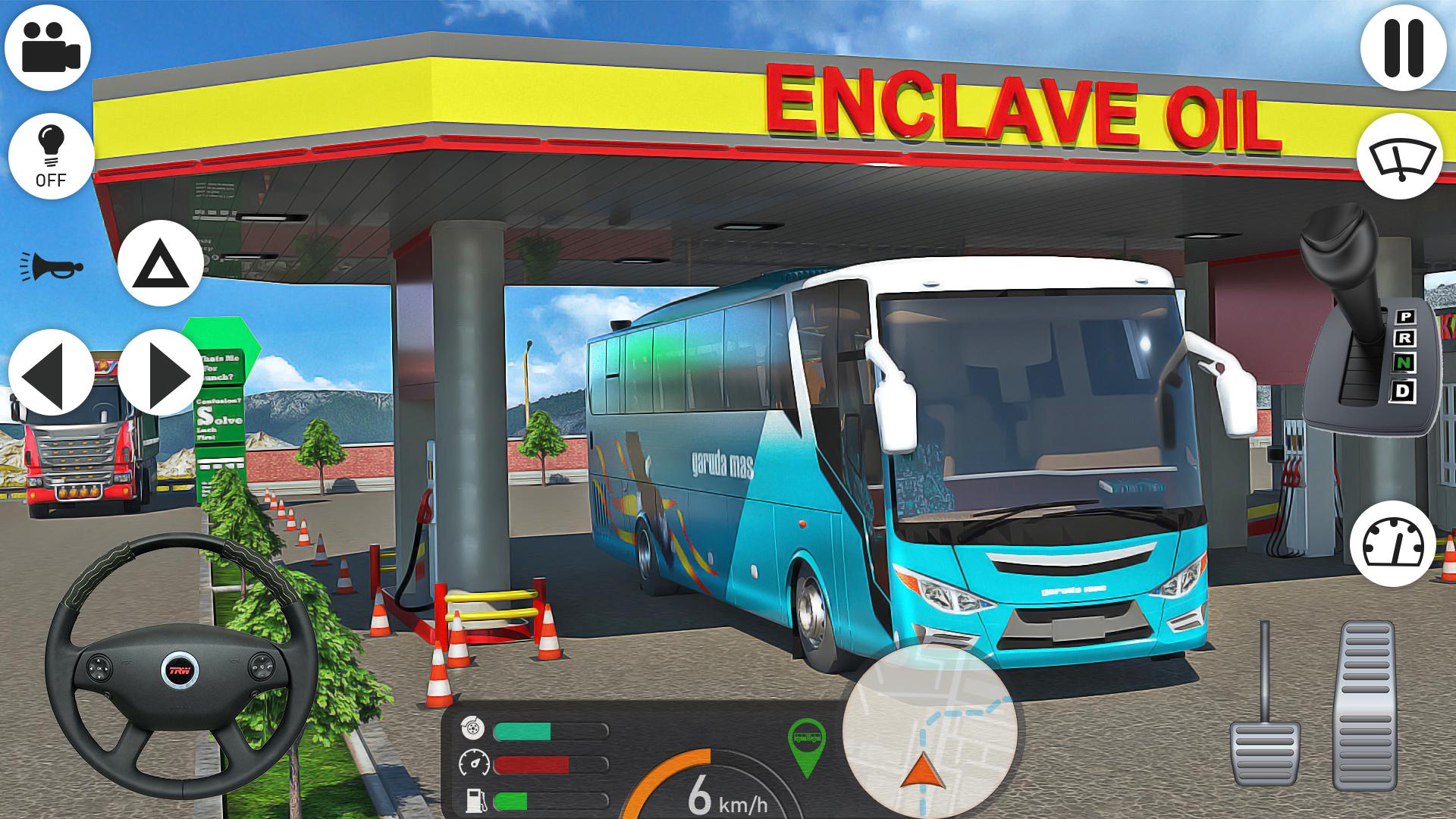 美国公共汽车模拟器驾驶游戏_截图_5