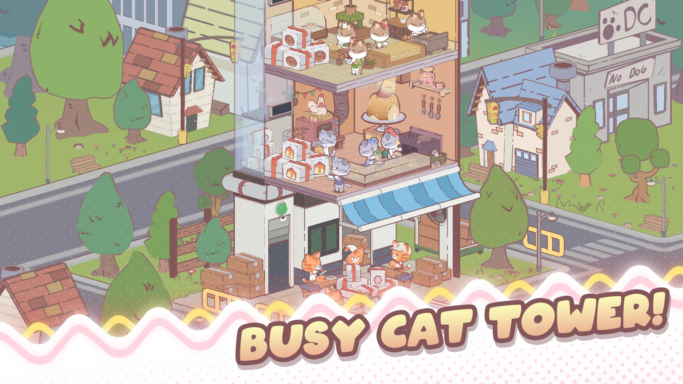 My Cat Tower : Idle Tycoon_截图_4