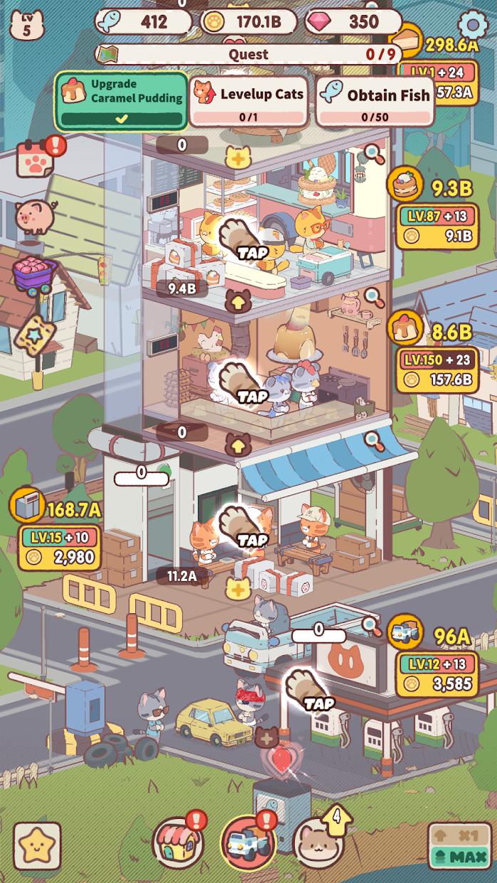 My Cat Tower : Idle Tycoon_截图_5