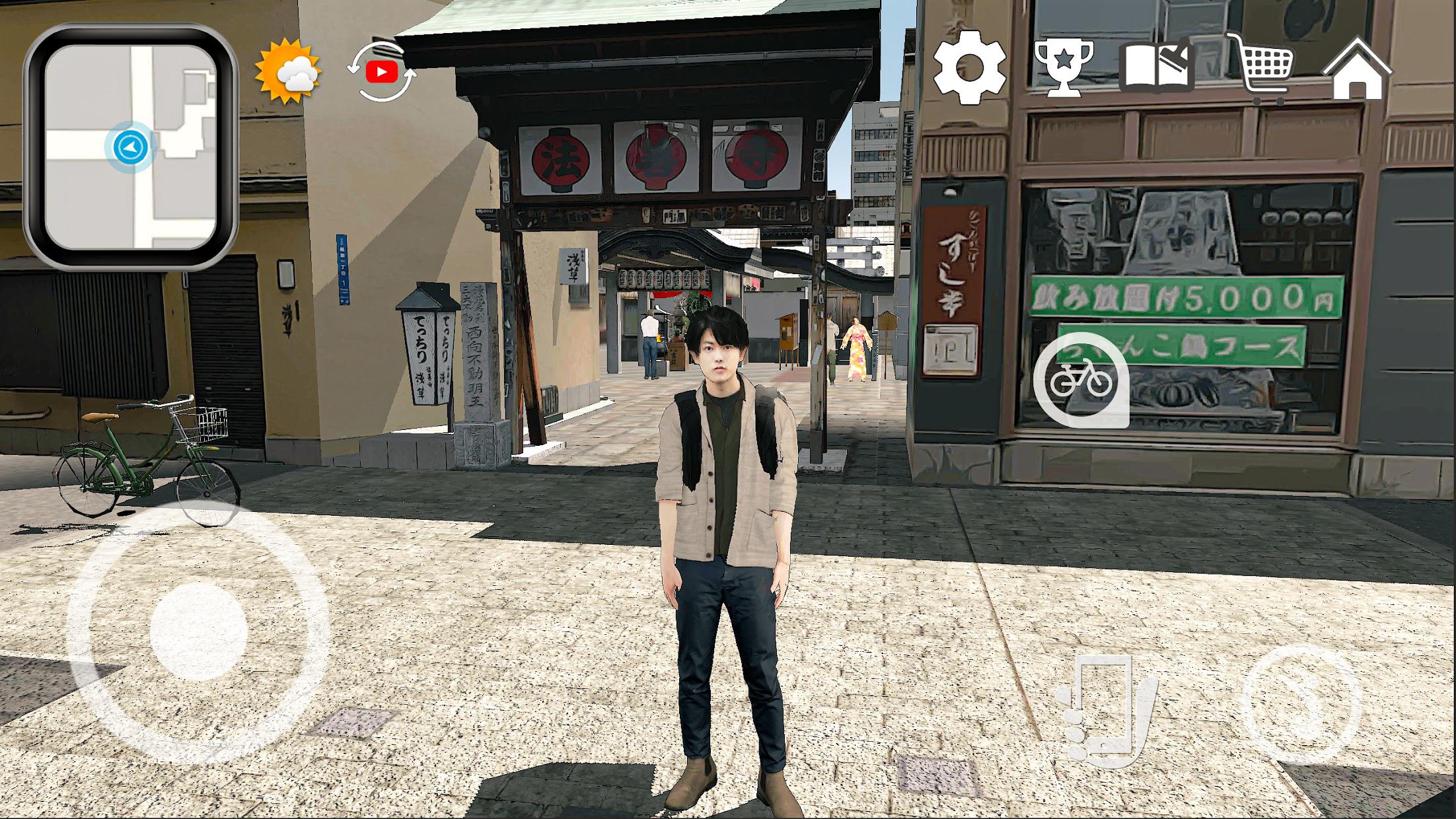 大阪外送员模拟器-日本虚拟旅游 3D_游戏简介_图3
