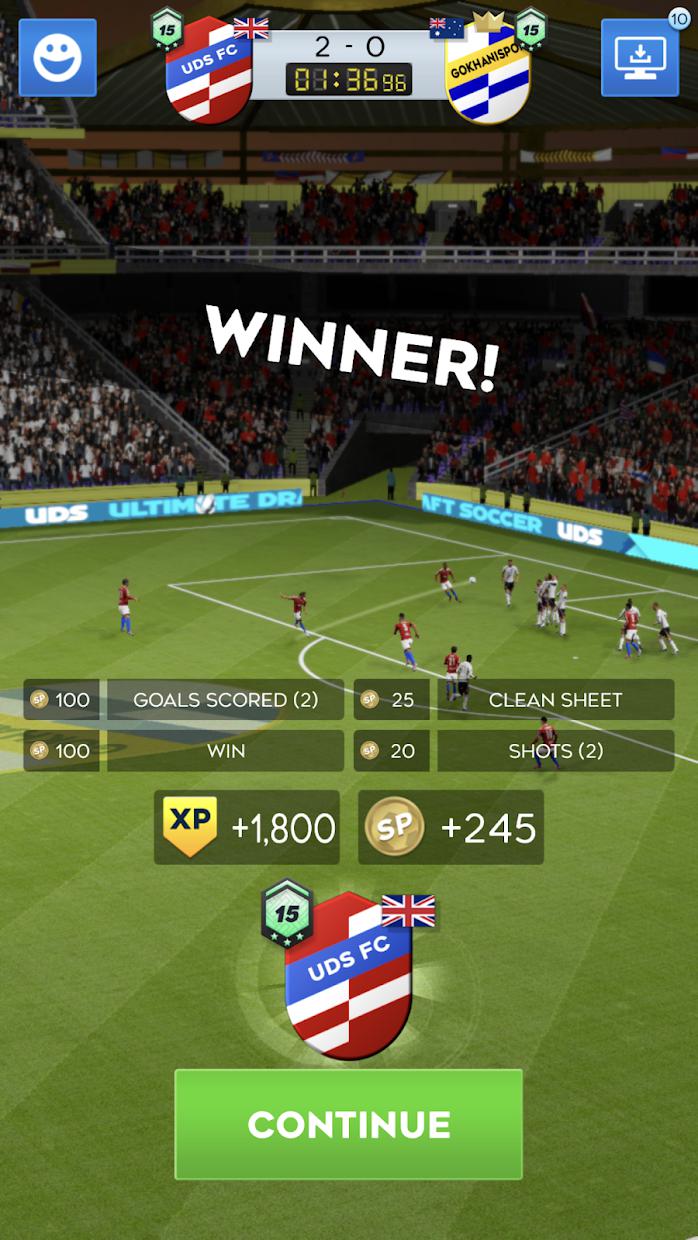 Ultimate Draft Soccer_截图_2