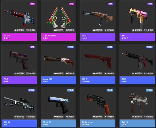 csgo掉落物品一览表 图片1