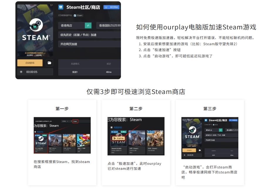 真正免费的steam加速器 图片1