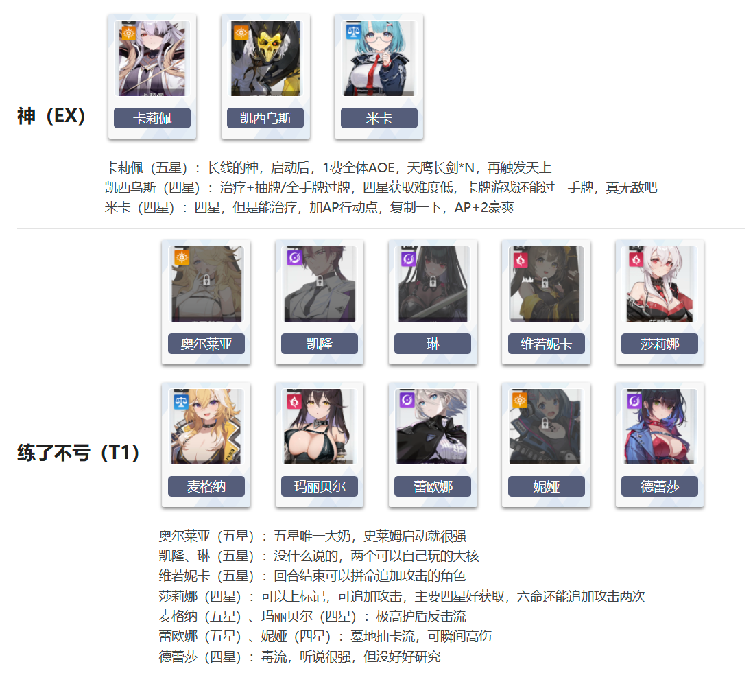 卡厄斯测试服角色强度节奏榜_图2