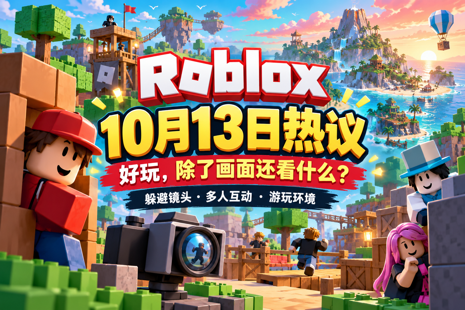 10月13日热议｜躲避镜头之外，Roblox玩家还在意哪些体验？_图2