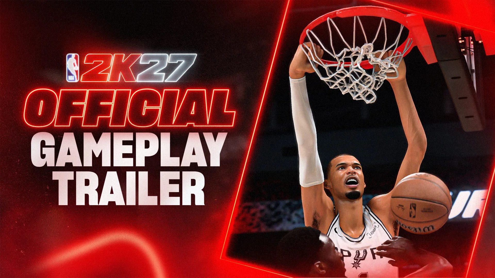 《NBA2K27》实机游戏宣传影片展现NBA与WNBA超巨风采 全新动态灌篮计量条机制、传奇洛克公园等精彩内容