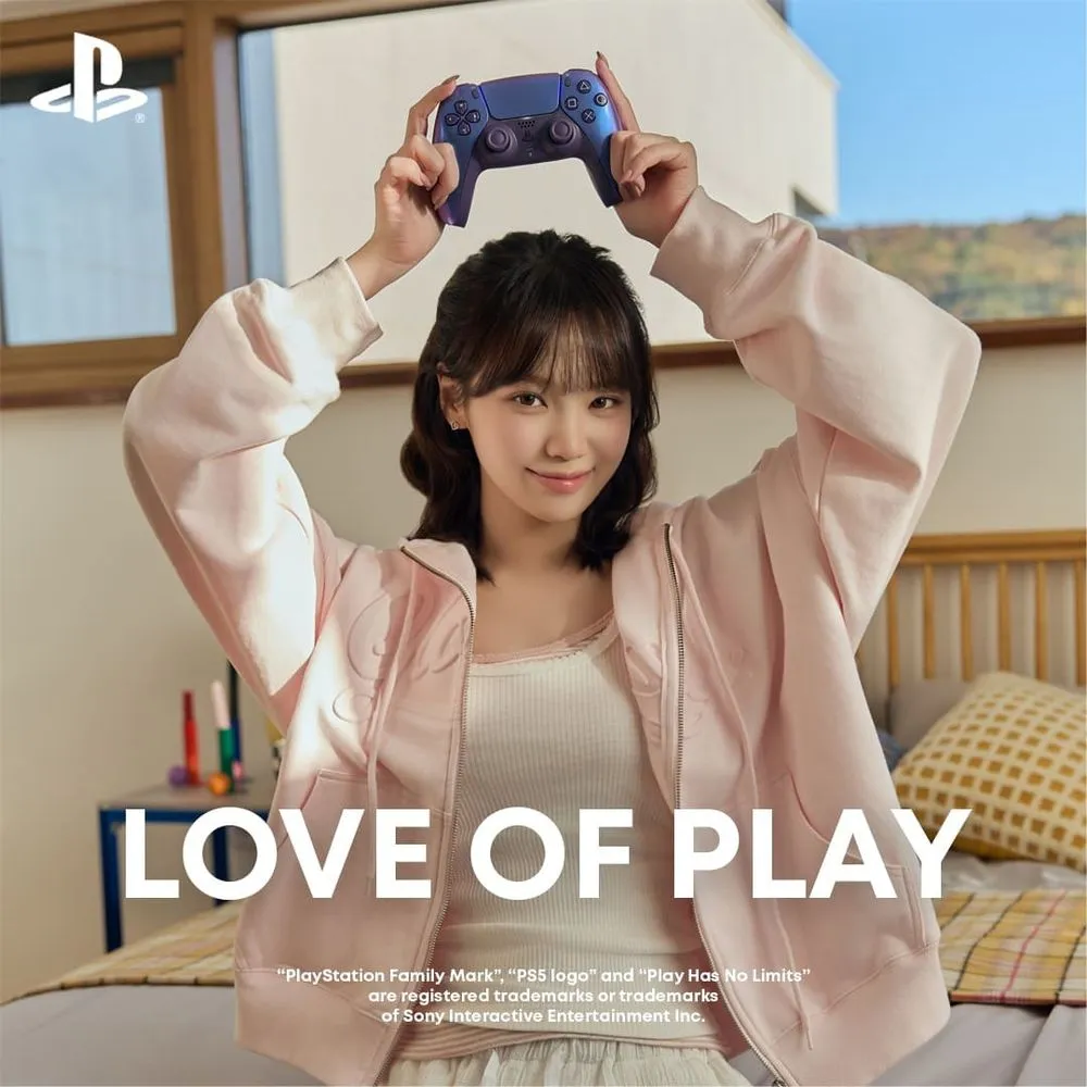 PlayStation携手韩团LE SSERAFIM金采源推出「Love of Play」企划