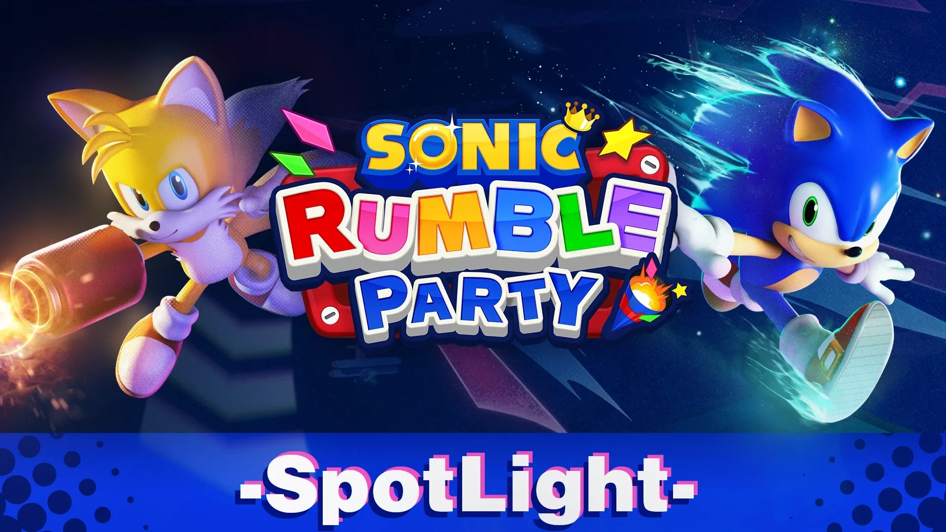 Sonic Rumble与蓝色小精灵联动活动确定举办将同步实装全新模式「派对乱斗」