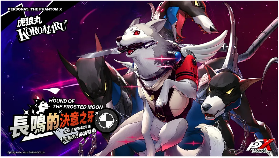 女神异闻录：夜幕魅影》开启P3R联动新章 4.8.2版本「苍犬忠义的咆哮」上线