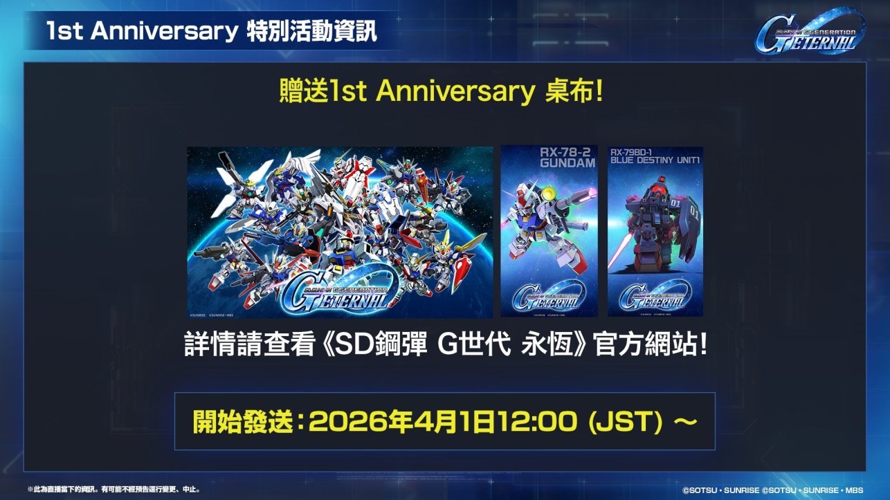 SD高达G 世代 永恆预告推出 UR 飞翼钢弹零式 (EW 版) (EX) 、追加主要关卡等更新内容