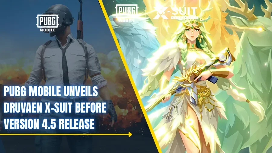 PUBG Mobile在4.5 版本发布之前推出Druvaen X-Suit套装