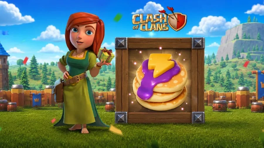 《部落冲突》再送免费Power Pancake：Supercell 7月福利领取指南
