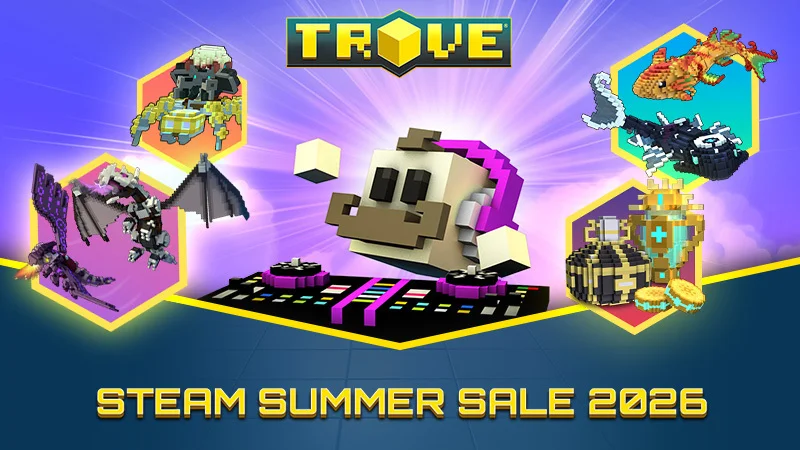 《Trove》参加 Steam 夏季特卖 部分礼包限时最高六折