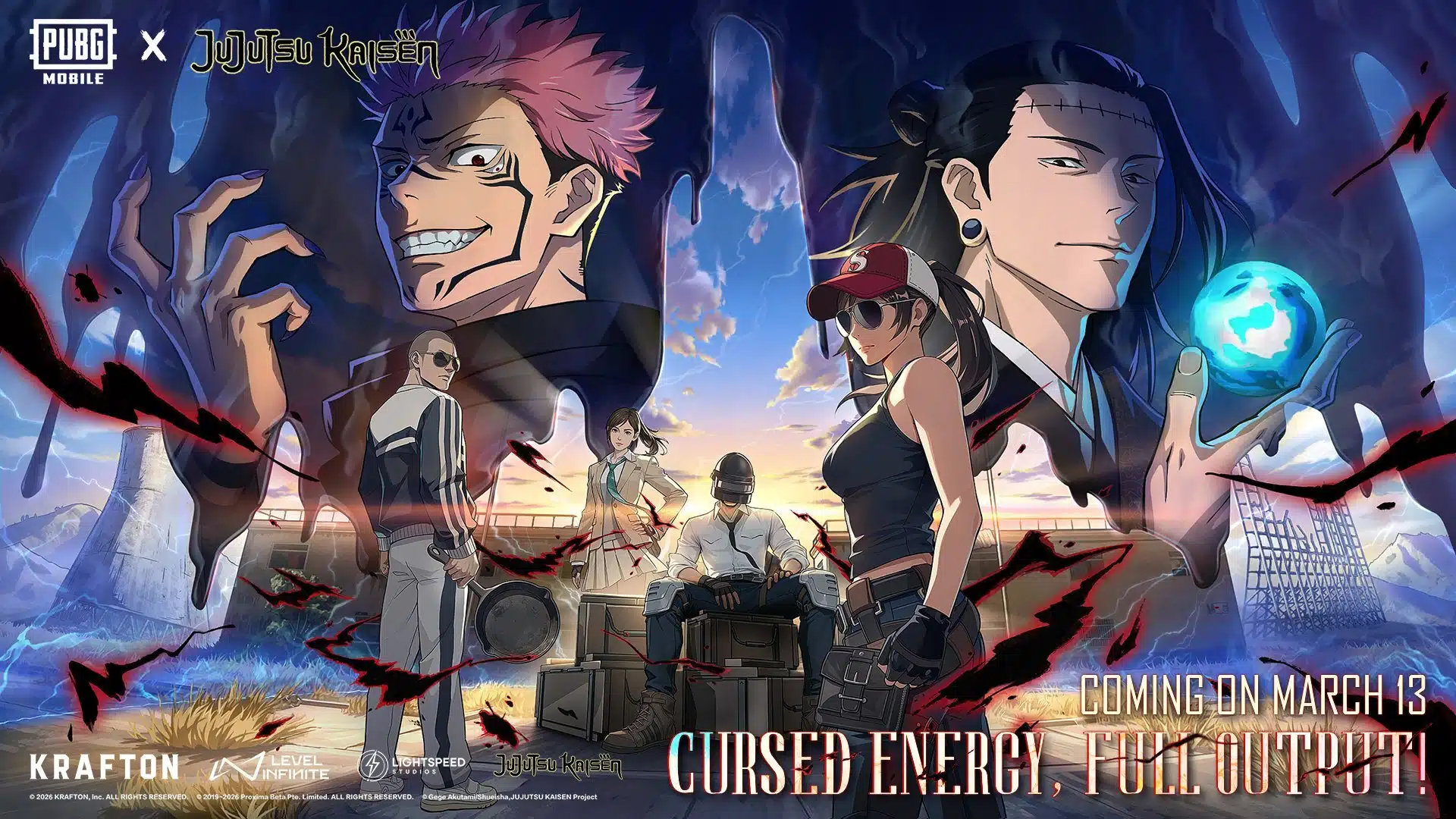 PUBG Mobile再次开启与《咒术回战》联动