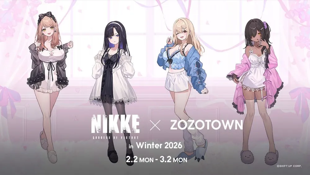 胜利女神：妮姬和ZOZOTOWN联名合作 推出艾玛、银华、蒂亚及娜嘉全新造型周边
