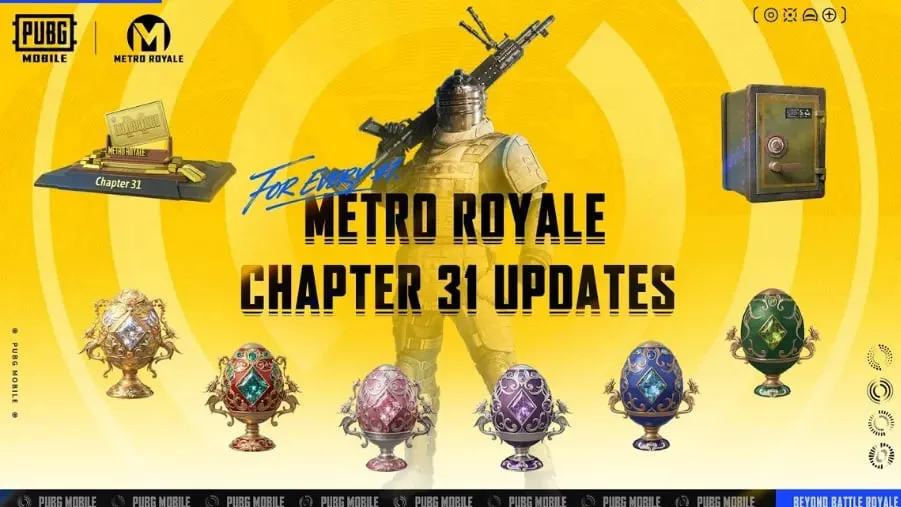 PUBG Mobile地铁大逃杀第31章4.3版本全新奖励和战利品系统