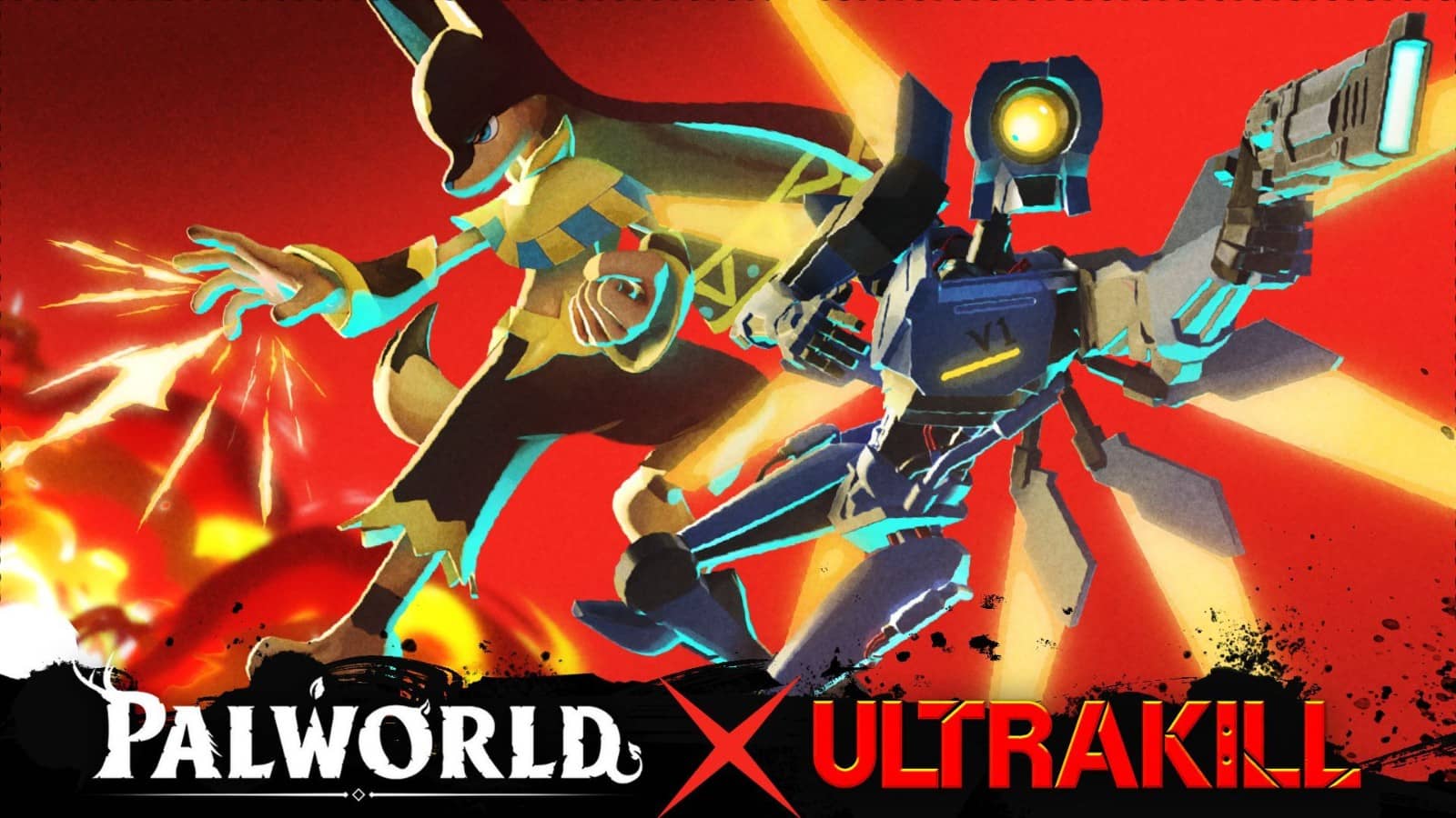 幻兽与机器人大爆射，《幻兽帕鲁》与《Ultrakill》宣布惊喜联动。