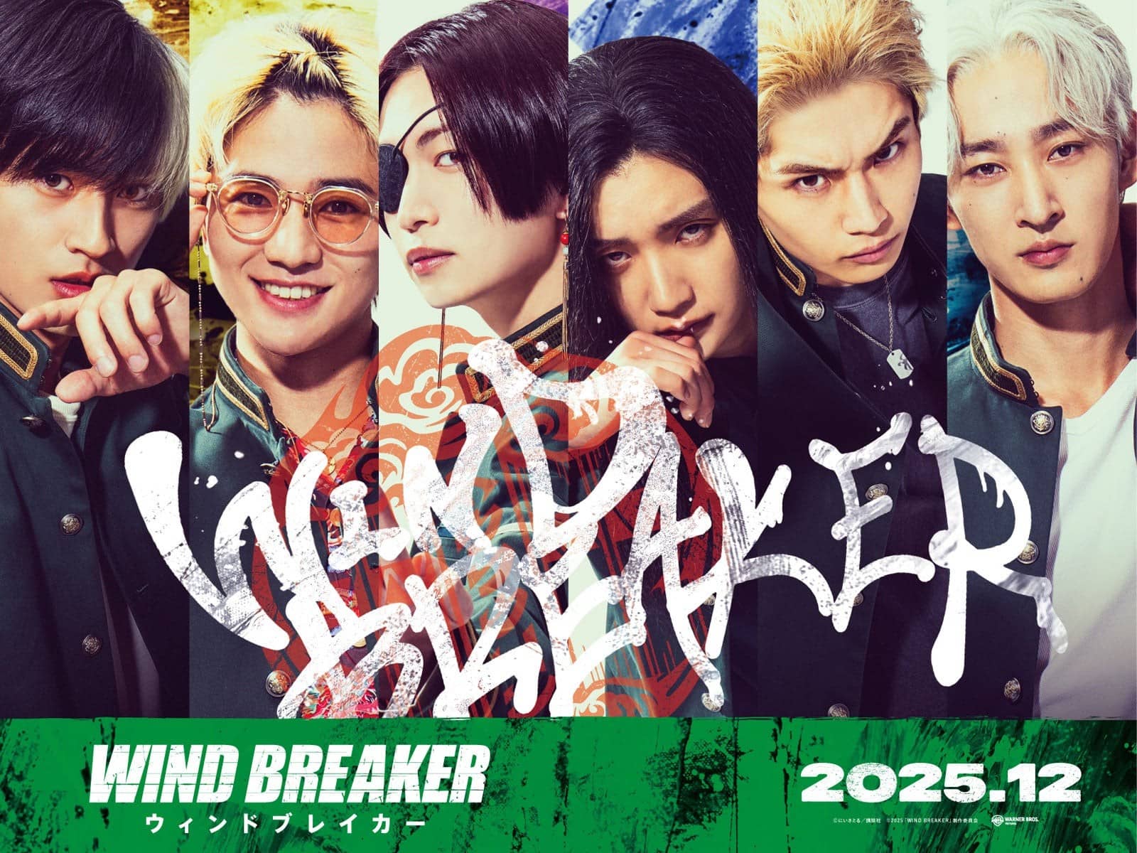 真人电影版《WIND BREAKER 防风少年》演员阵容+定装照公开
