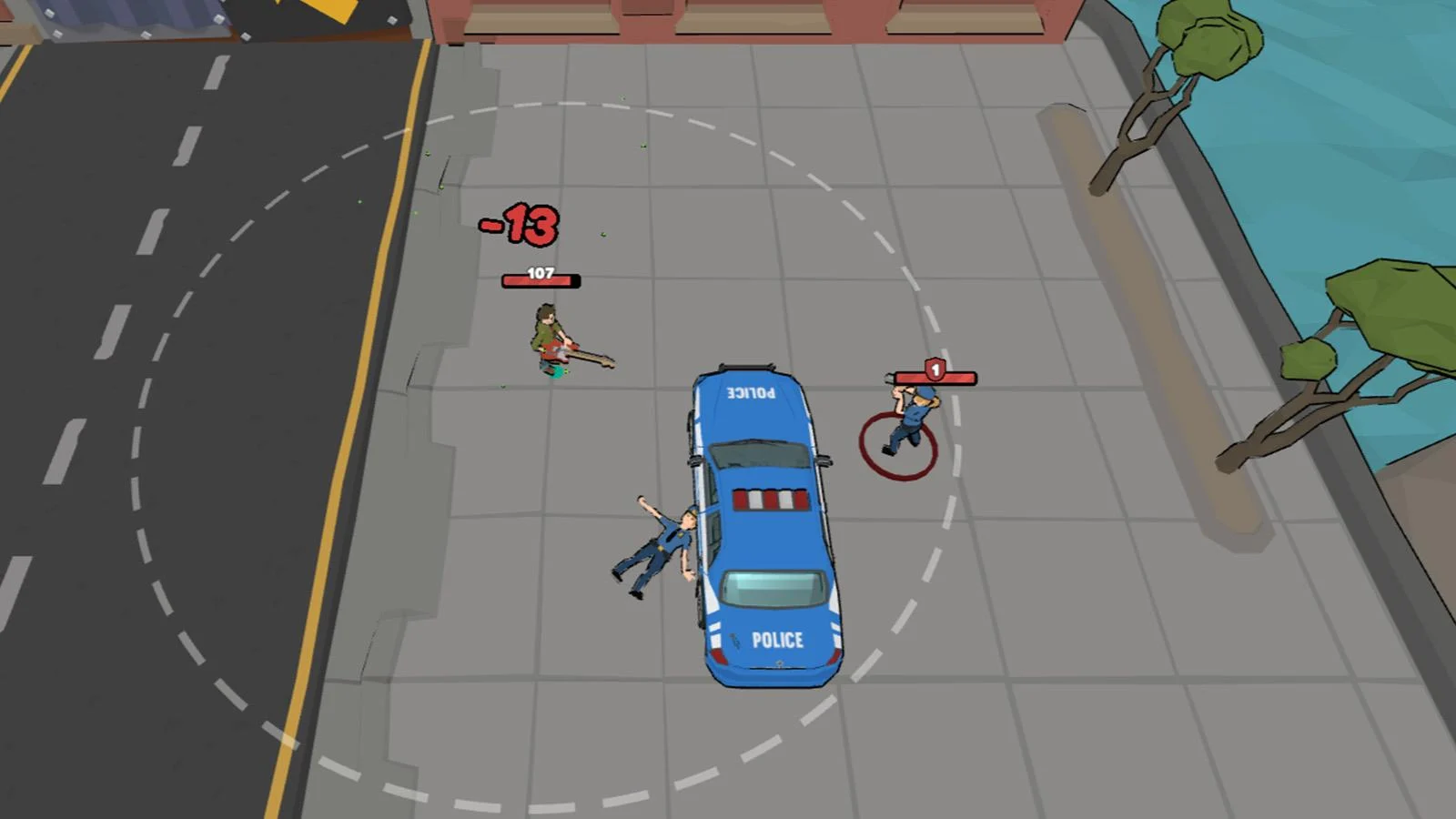 Steam限时免费送100关挑战考运气动作游戏《Just Move: Clean City Messy Battle》